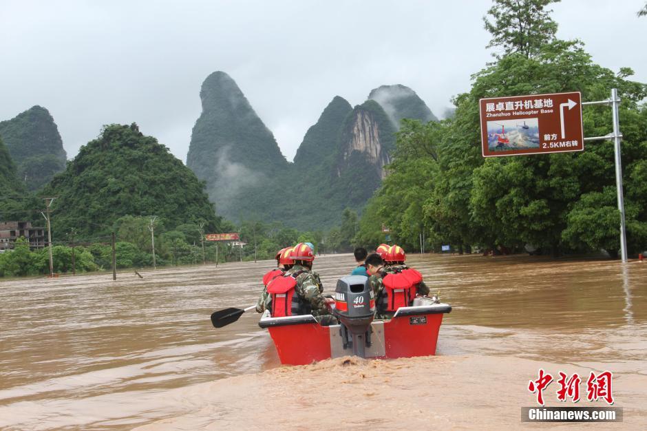 阳朔洪水最新信息及冒险之旅探索自然美景